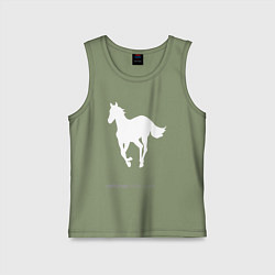 Майка детская хлопок White Pony, цвет: авокадо