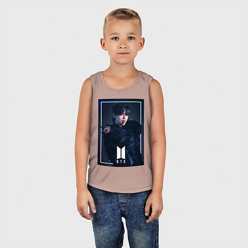 Детская майка BTS Black Swan / Пыльно-розовый – фото 5