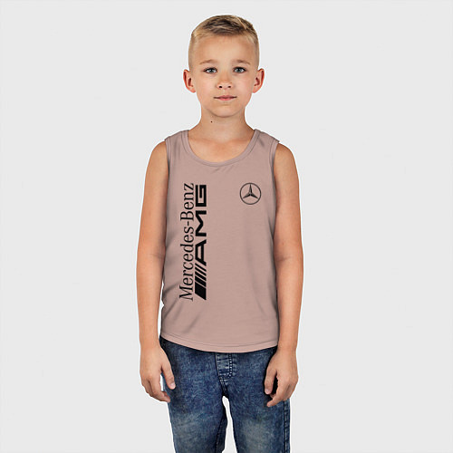 Детская майка MERCEDES-BENZ AMG / Пыльно-розовый – фото 5