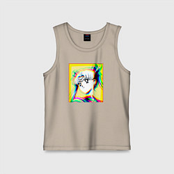 Майка детская хлопок Сейлор Мун Усаги Цукино Sailor, цвет: миндальный