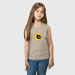 Майка детская хлопок Serious Sam 4, цвет: миндальный — фото 2