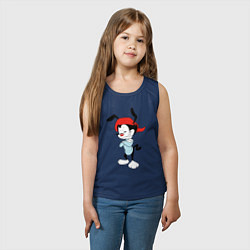 Майка детская хлопок Вакко Уорнер Animaniacs, цвет: тёмно-синий — фото 2