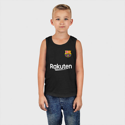Детская майка BARCELONA / Черный – фото 5