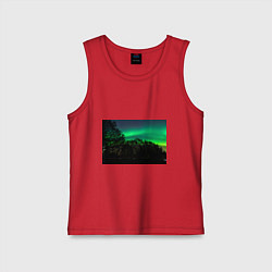 Детская майка Северное сияние