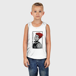 Майка детская хлопок Хисока Мороу Охотник х Охотник, цвет: белый — фото 2