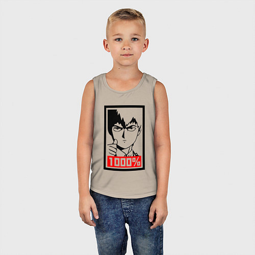 Детская майка Mob psycho 100 Z / Миндальный – фото 5