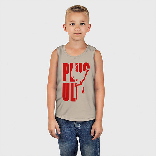Детская майка PLUS ULTRA / Миндальный – фото 5
