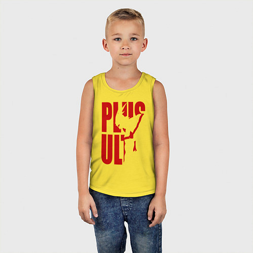Детская майка PLUS ULTRA / Желтый – фото 5