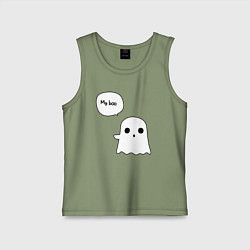 Майка детская хлопок My boo, цвет: авокадо
