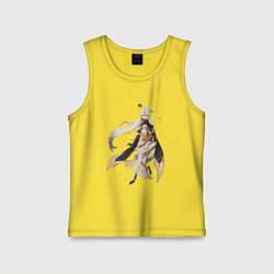 Майка детская хлопок Нин Гуан, цвет: желтый