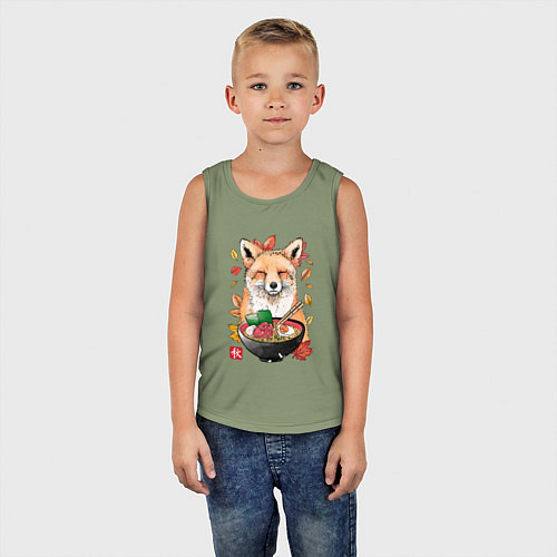 Детская майка Лиса / Авокадо – фото 5