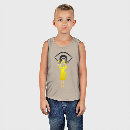 Детская майка LITTLE NIGHTMARES / Миндальный – фото 5