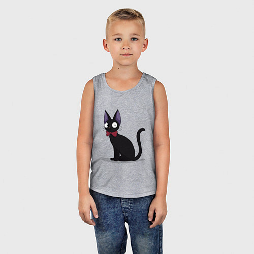 Детская майка Кот студии Гибли / Меланж – фото 5