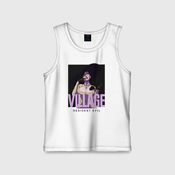 Майка детская хлопок Resident evil vampire, цвет: белый