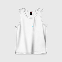 Майка детская хлопок БОГ ОДИН, цвет: белый