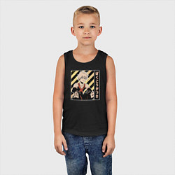 Майка детская хлопок Моя геройская академия Бакуго, цвет: черный — фото 2