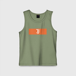 Майка детская хлопок Juventus Tee Cut & Sew 2021, цвет: авокадо