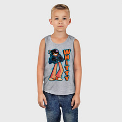 Майка детская хлопок Whitty, цвет: меланж — фото 2