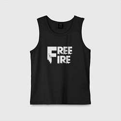 Детская майка FREEFIRE FF WHITE LOGO Z