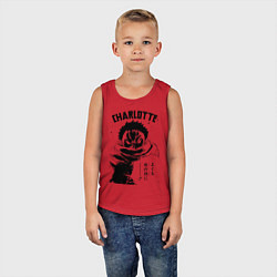 Майка детская хлопок Шарлотта Катакури One Piece, цвет: красный — фото 2