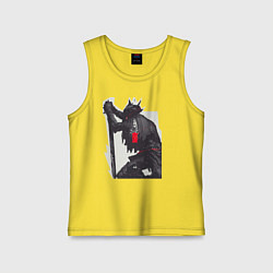 Майка детская хлопок Bloodborne, цвет: желтый