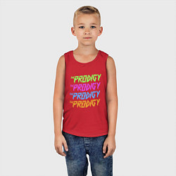 Майка детская хлопок The Prodigy, цвет: красный — фото 2