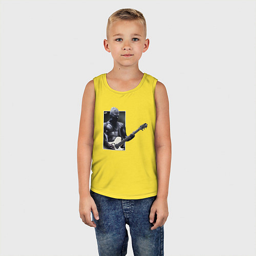 Детская майка Уэс / Желтый – фото 5