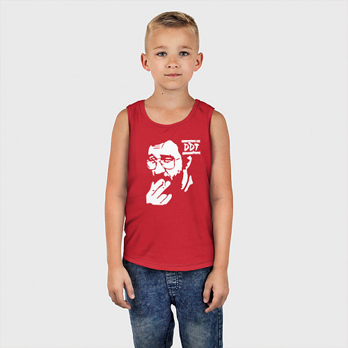 Детская майка DDT Юрий Шевчук / Красный – фото 5