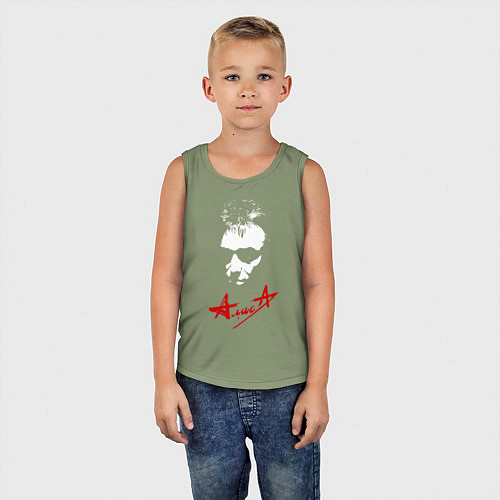 Детская майка Константин Кинчев - Алиса / Авокадо – фото 5