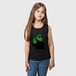 Майка детская хлопок Pepe stop, цвет: черный — фото 2