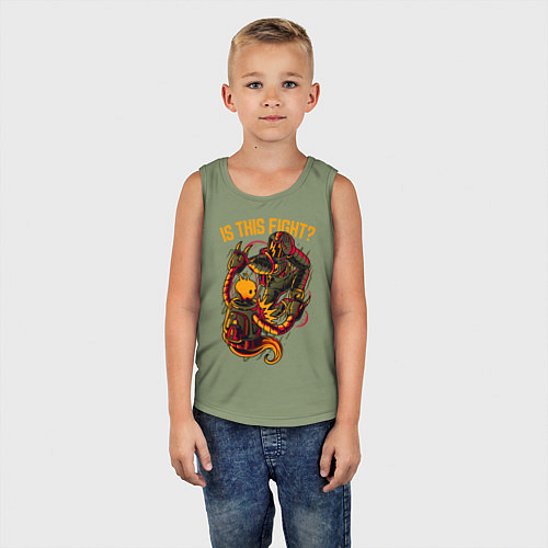 Детская майка Инопланетянин и космонавт / Авокадо – фото 5