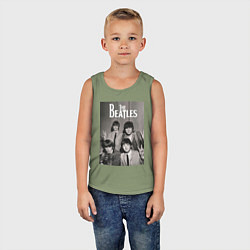 Майка детская хлопок Легендарные музыканты, цвет: авокадо — фото 2
