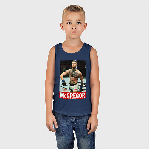 Детская майка Конор МакГрегор McGregor / Тёмно-синий – фото 5