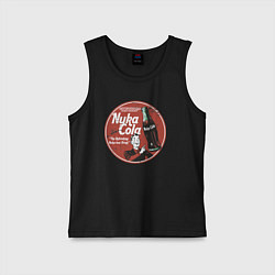 Майка детская хлопок Nuka Cola Ice Cold Retro, цвет: черный