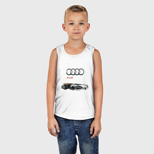 Детская майка Audi Concept Sketch / Белый – фото 5