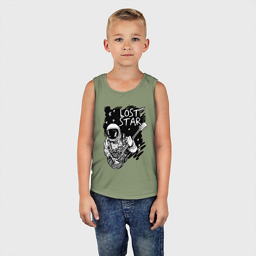 Детская майка Lost stars Space music / Авокадо – фото 5