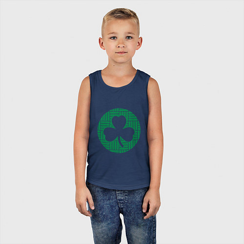Детская майка Green Celtics / Тёмно-синий – фото 5