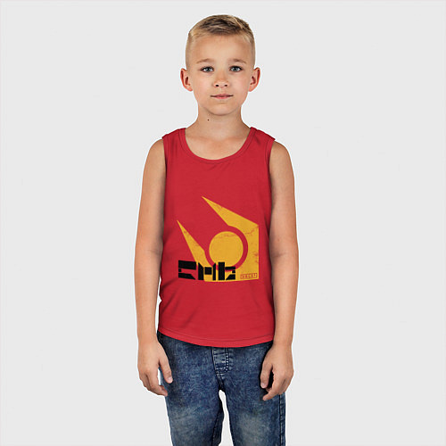 Детская майка City 17 - half life / Красный – фото 5