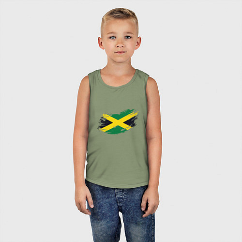 Детская майка Jamaica Flag / Авокадо – фото 5