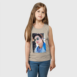 Майка детская хлопок Тигренок Ви, цвет: миндальный — фото 2