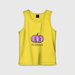 Детская майка Тыква с надписью