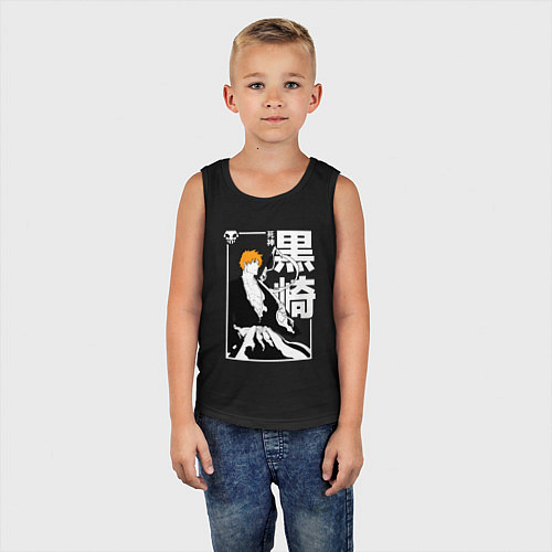 Детская майка Тысячилетняя война - Ичиго - Блич / Черный – фото 5