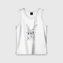 Детская майка Серый кролик
