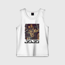 Детская майка Дзётаро Кудзё - manly face