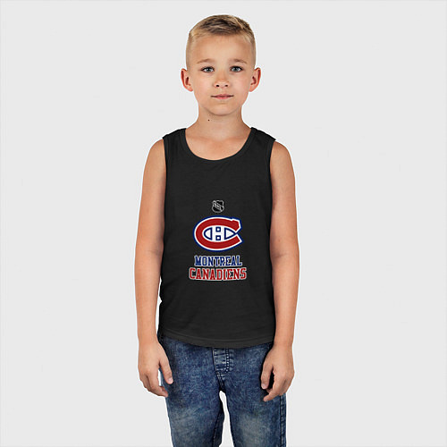 Детская майка Монреаль Канадиенс - НХЛ / Черный – фото 5