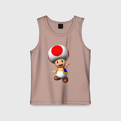 Майка детская хлопок Тоад, цвет: пыльно-розовый