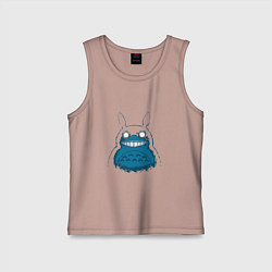 Майка детская хлопок Totoro Darko, цвет: пыльно-розовый