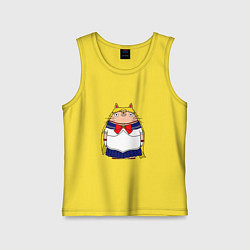 Майка детская хлопок Totoro Sailor Moon, цвет: желтый