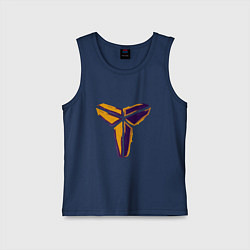 Майка детская хлопок Kobe logo, цвет: тёмно-синий
