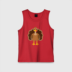 Детская майка Turkey bird